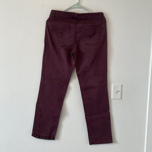 SONOMA jeans size 6, average regular modern fit purple plum - Picture 3 of 4